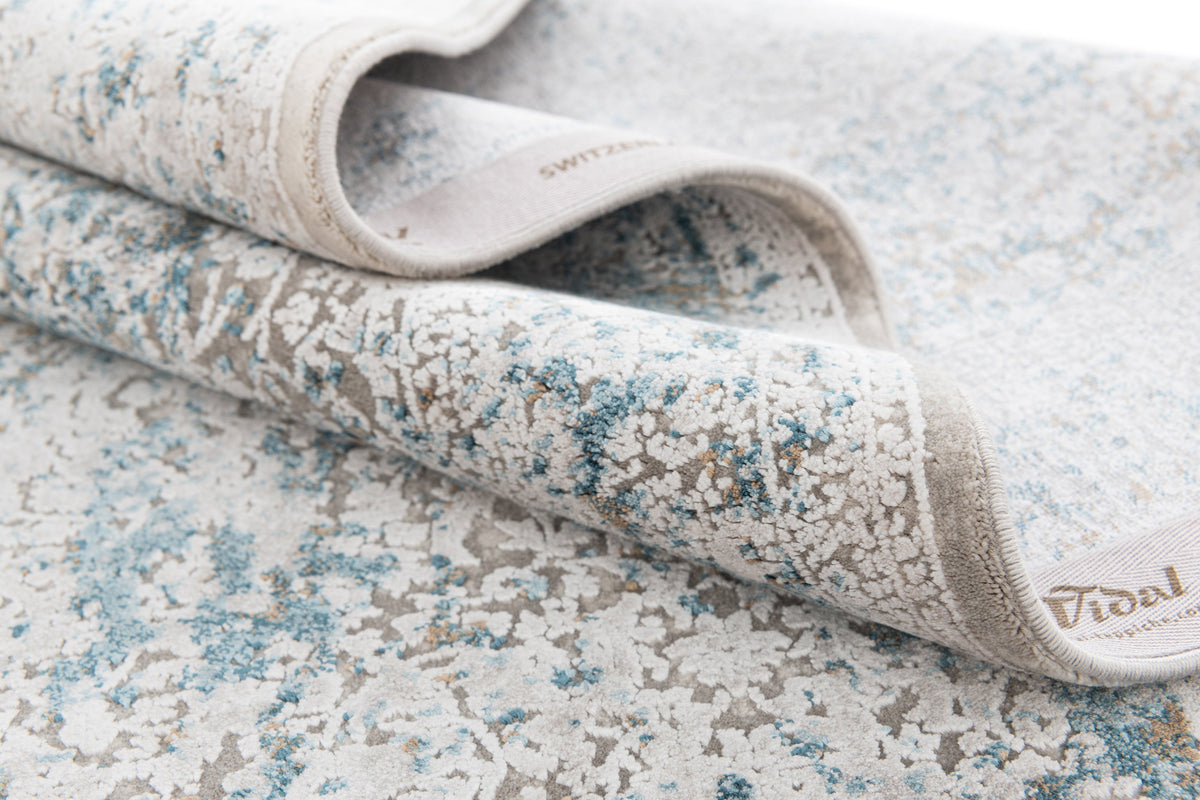 Rechteck Luxus Teppich Basel in Grau von Hadorn™ - Lifestyle Image