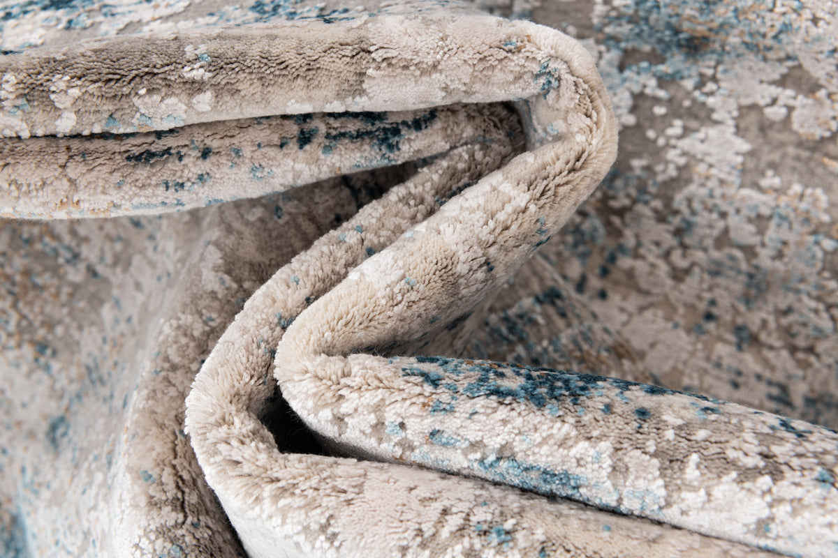 Rechteck Luxus Teppich Basel in Grau von Hadorn™ - Lifestyle Image