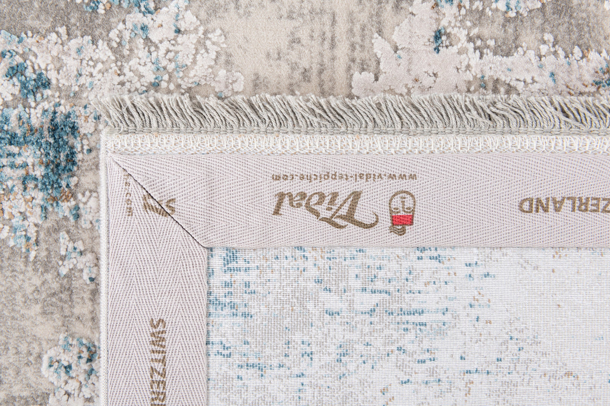 Rechteck Luxus Teppich Basel in Grau von Hadorn™ - Lifestyle Image