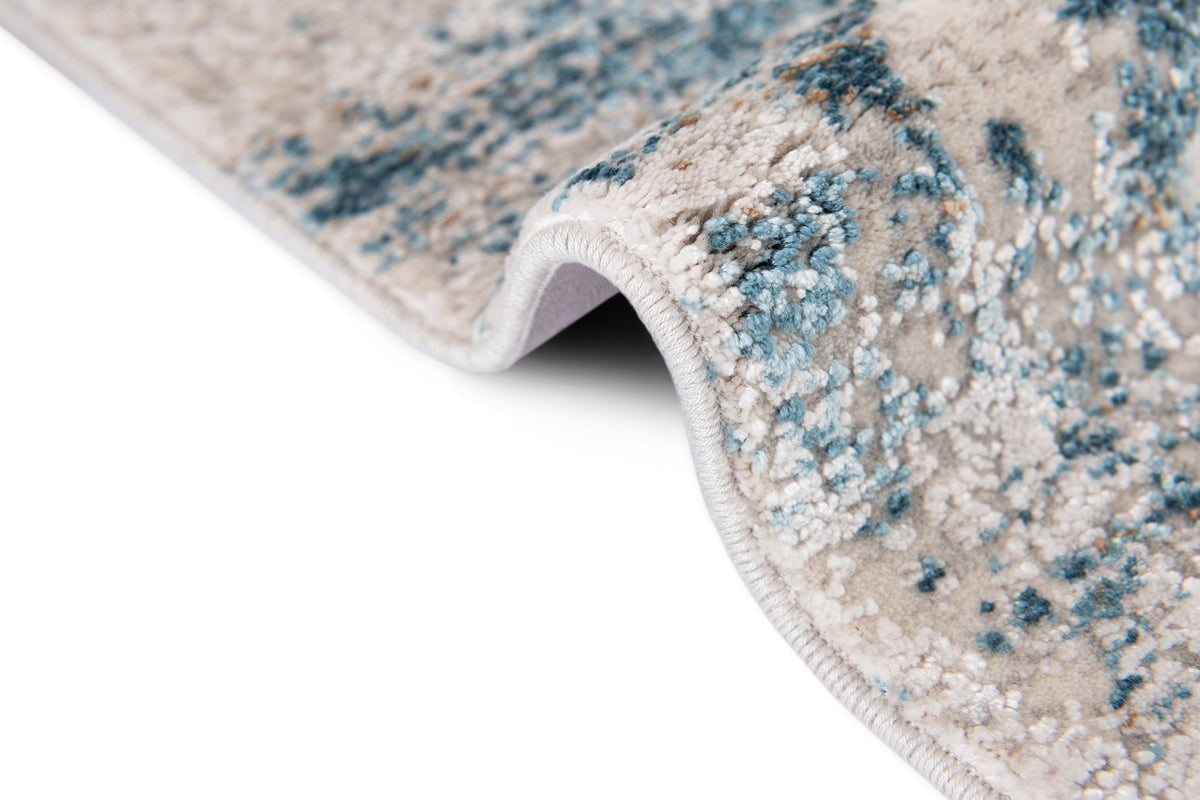 Rechteck Luxus Teppich Basel in Grau von Hadorn™ - Lifestyle Image