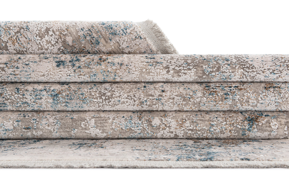 Rechteck Luxus Teppich Basel in Grau von Hadorn™ - Lifestyle Image