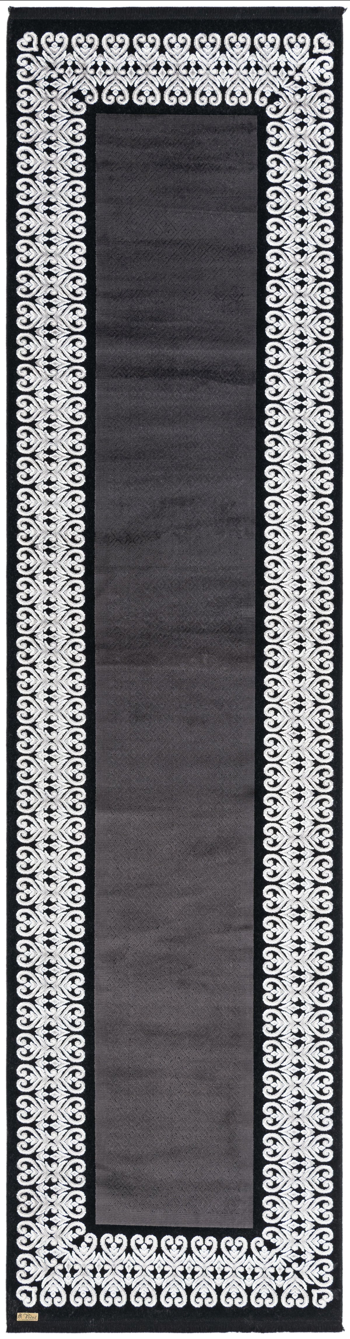 Läufer Luxus Teppich Laax in Schwarz von Hadorn™ - Lifestyle Image