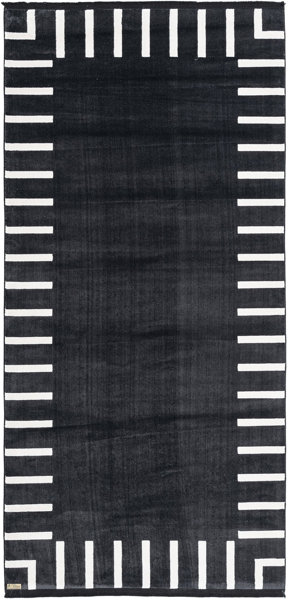 Rechteck Luxus Teppich Laax in Schwarz von Hadorn™ - Lifestyle Image