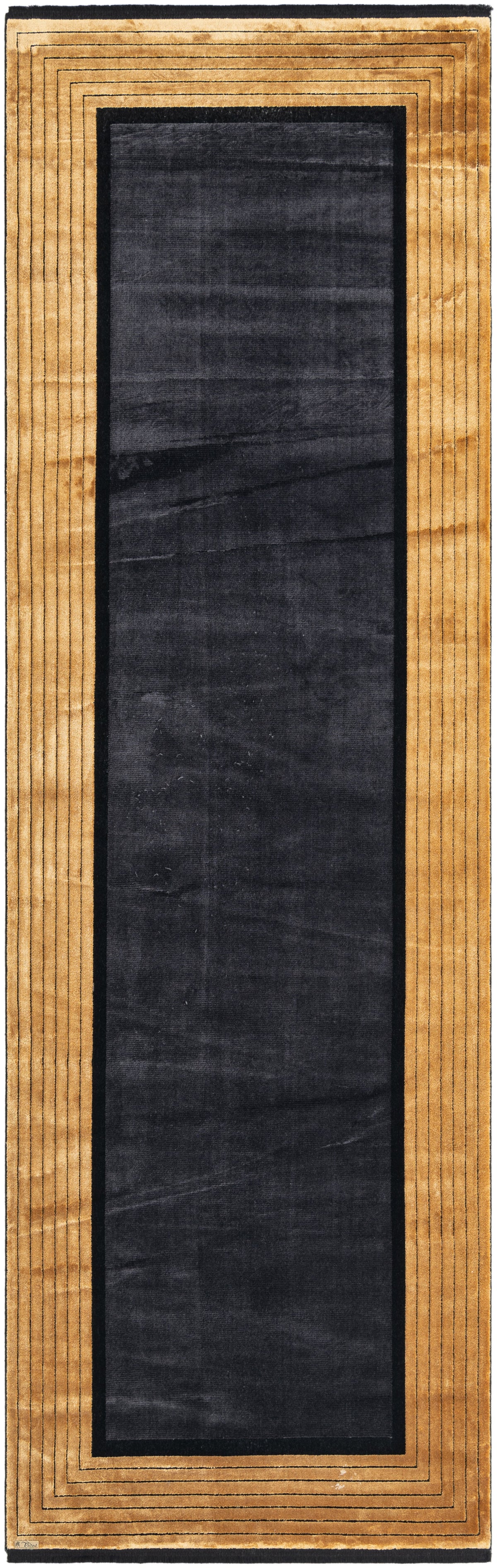 Rechteck Luxus Teppich Laax in Schwarz von Hadorn™ - Lifestyle Image