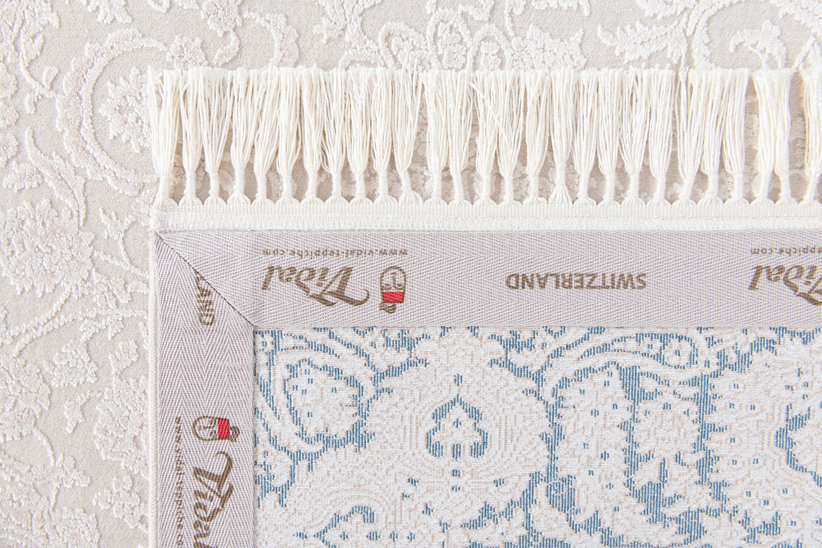 Rechteck Luxus Teppich Sion in Weiss von Hadorn™ - Lifestyle Image