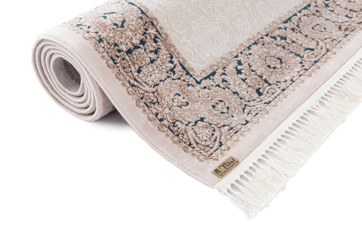 Rechteck Luxus Teppich Sion in Weiss von Hadorn™ - Lifestyle Image