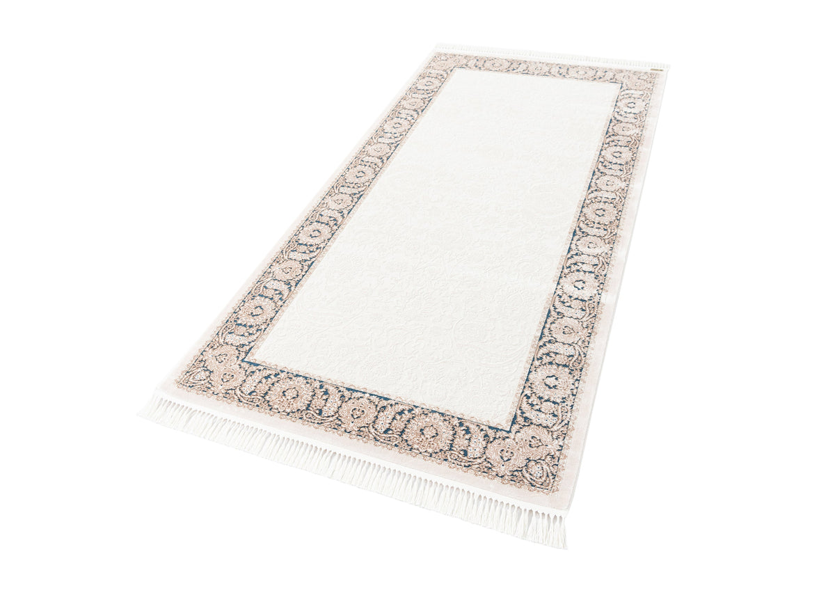 Rechteck Luxus Teppich Sion in Weiss von Hadorn™ - Lifestyle Image
