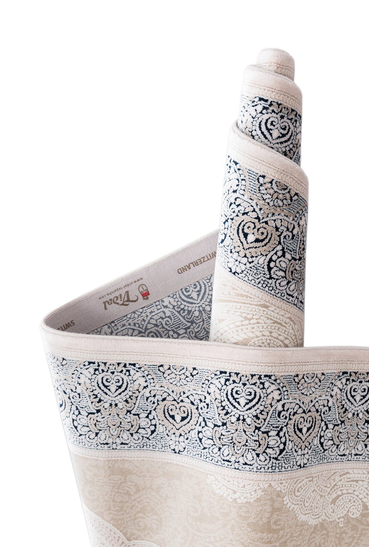 Läufer Luxus Teppich Sion in Creme von Hadorn™ - Lifestyle Image