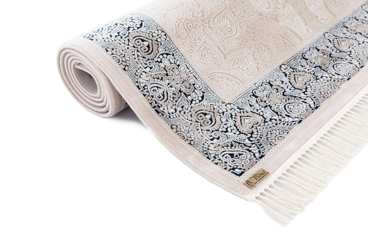Rechteck Luxus Teppich Sion in Creme von Hadorn™ - Lifestyle Image