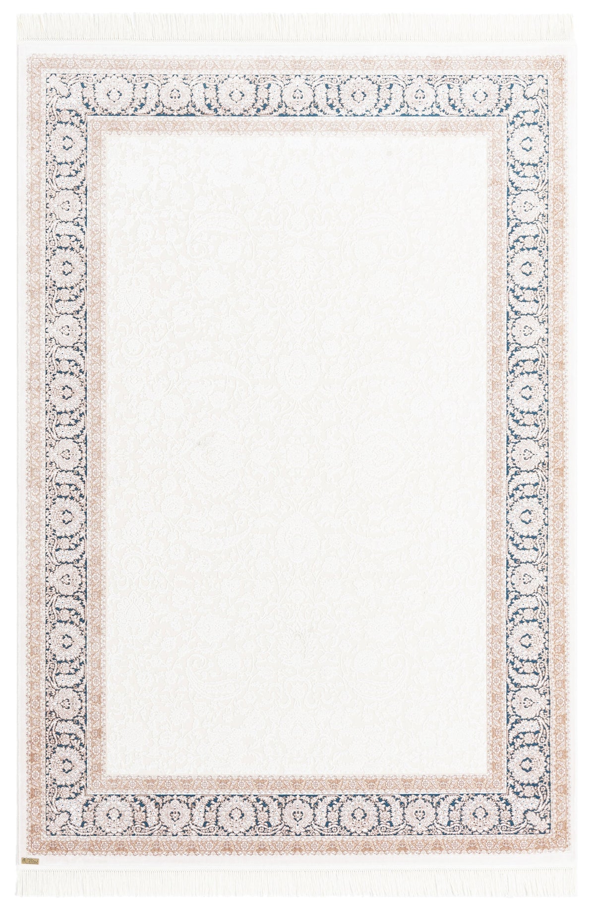 Rechteck Luxus Teppich Sion in Weiss von Hadorn™ - Lifestyle Image