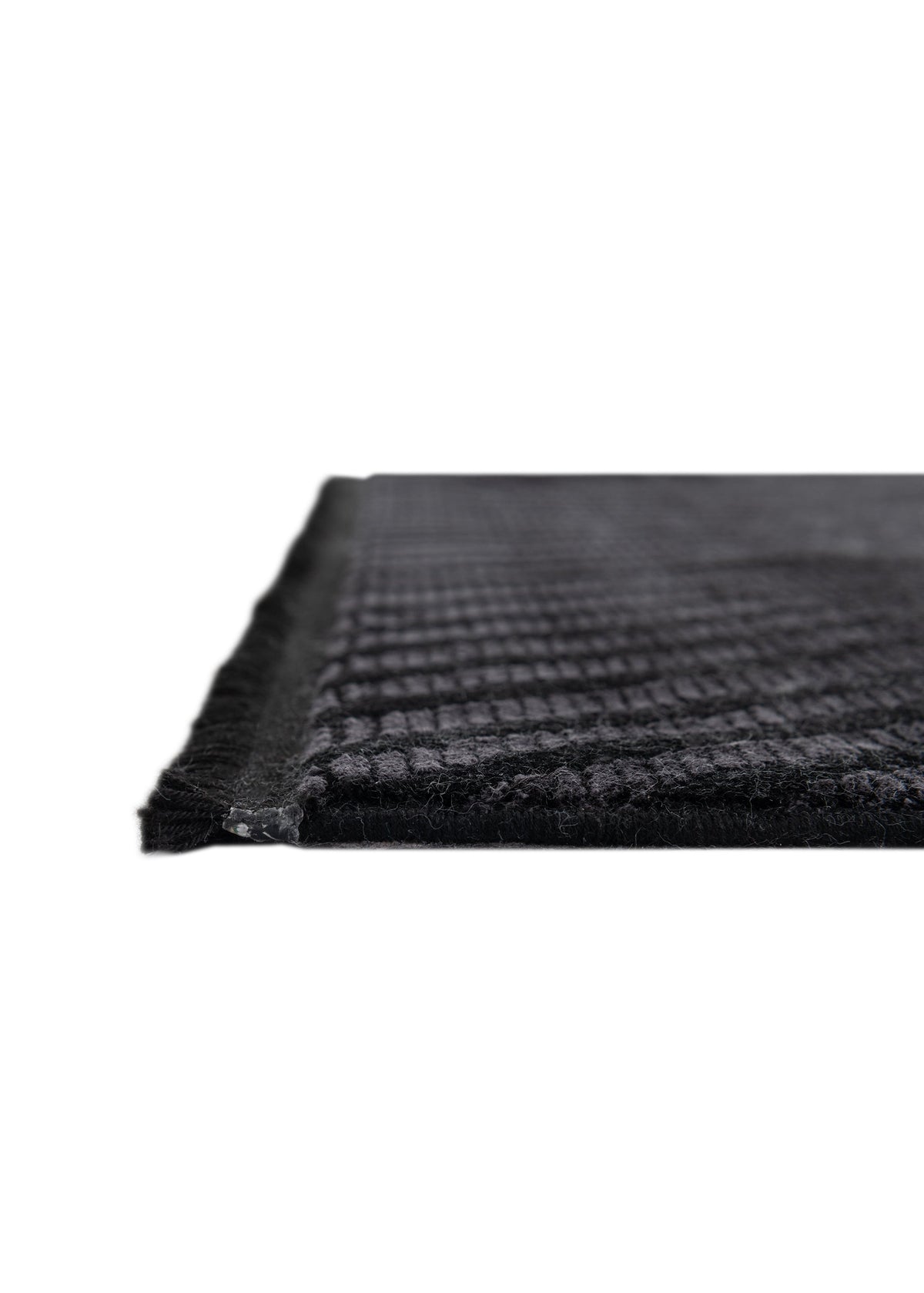 Läufer Luxus Teppich Laax in Schwarz von Hadorn™ - Lifestyle Image