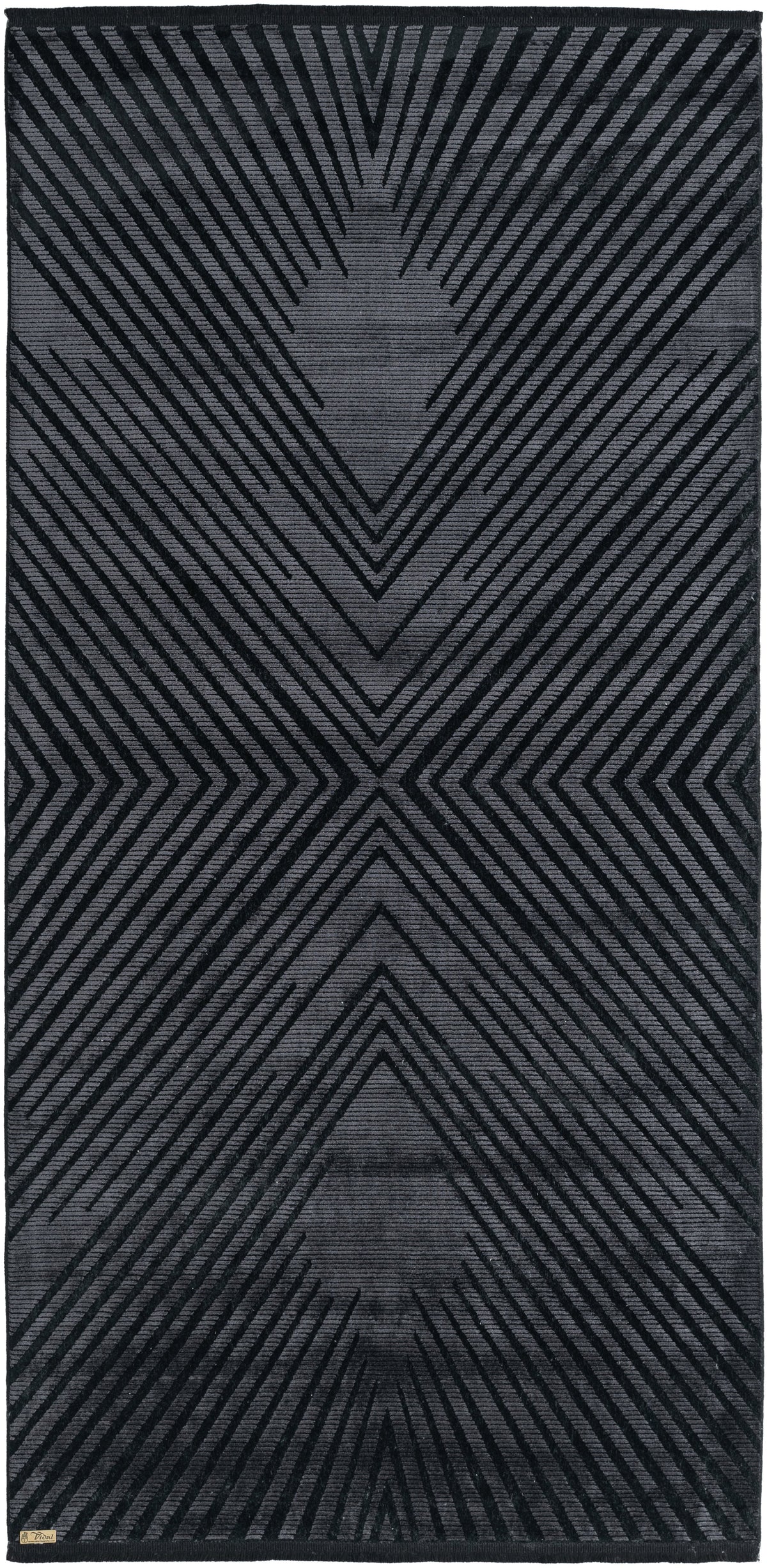 Läufer Luxus Teppich Laax in Schwarz von Hadorn™ - Lifestyle Image