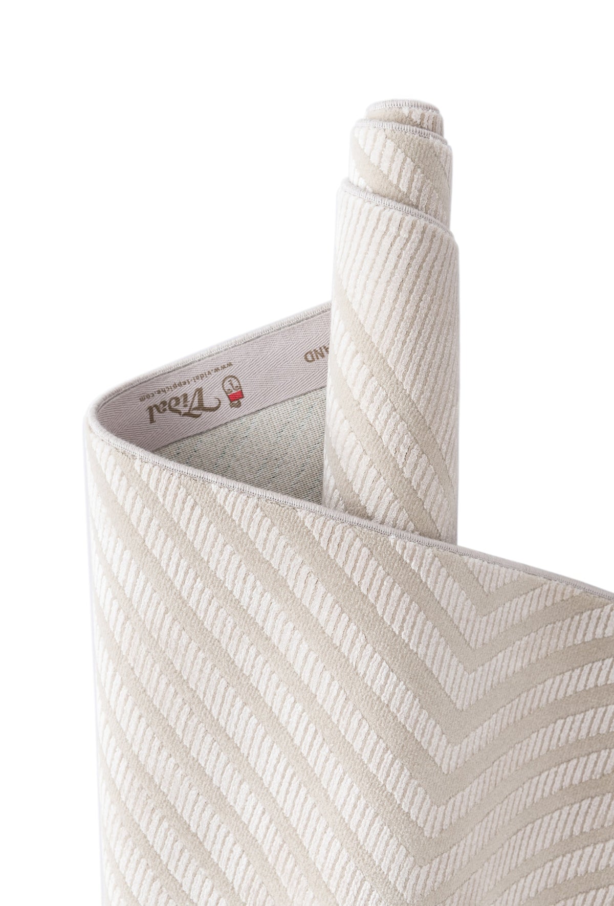 Läufer Luxus Teppich Laax in Creme von Hadorn™ - Lifestyle Image