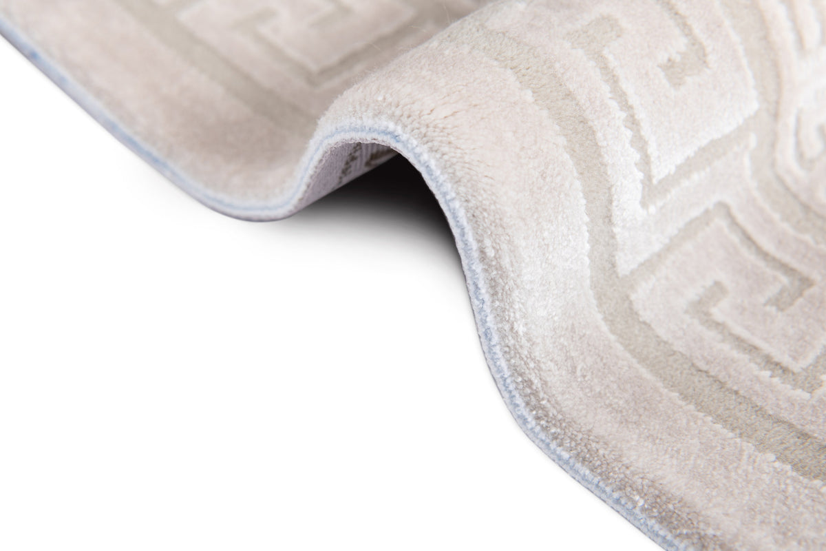 Rechteck Luxus Teppich Chiasso in Weiss von Hadorn™ - Lifestyle Image
