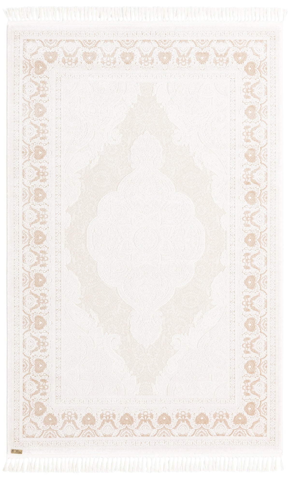 Rechteck Luxus Teppich Sion in Weiss von Hadorn™ - Lifestyle Image