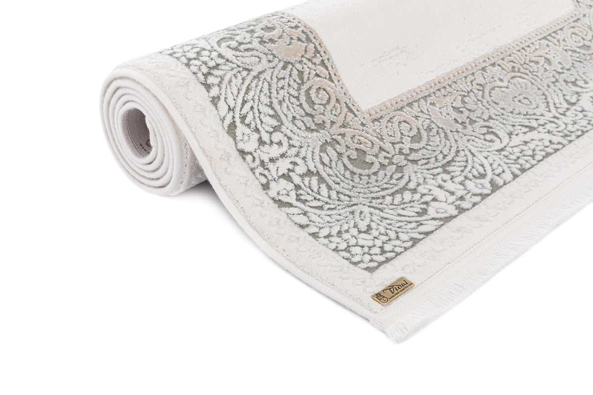 Rechteck Luxus Teppich Lausanne in Beige von Hadorn™ - Lifestyle Image