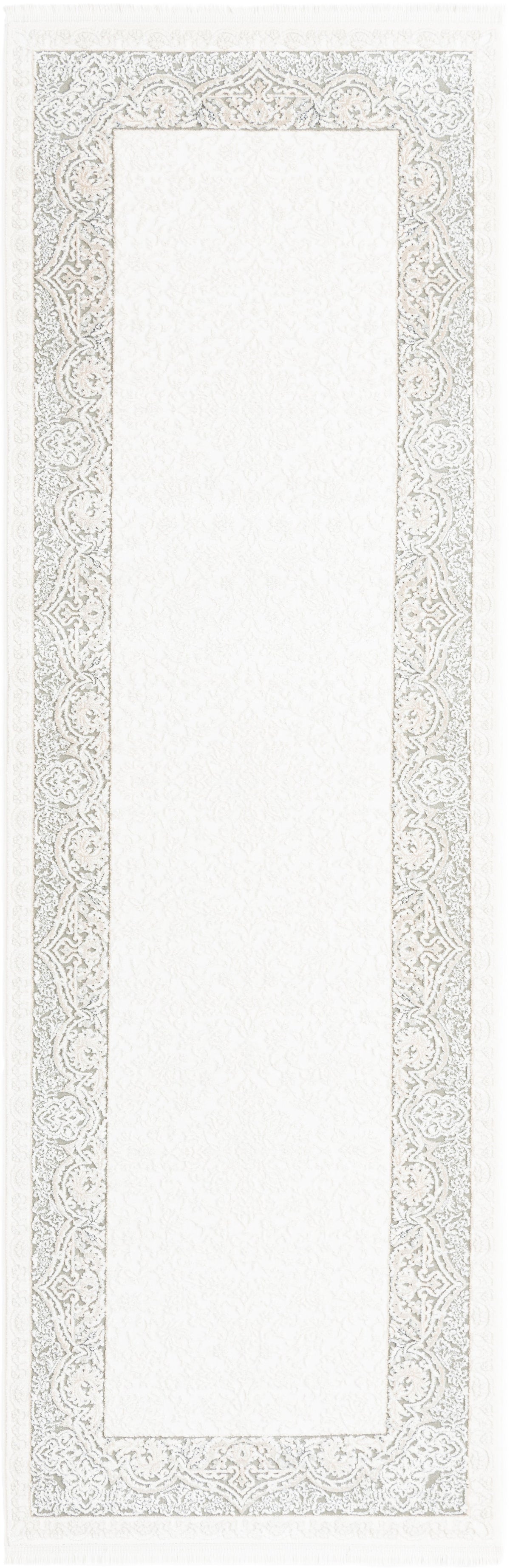 Rechteck Luxus Teppich Lausanne in Weiss von Hadorn™ - Lifestyle Image