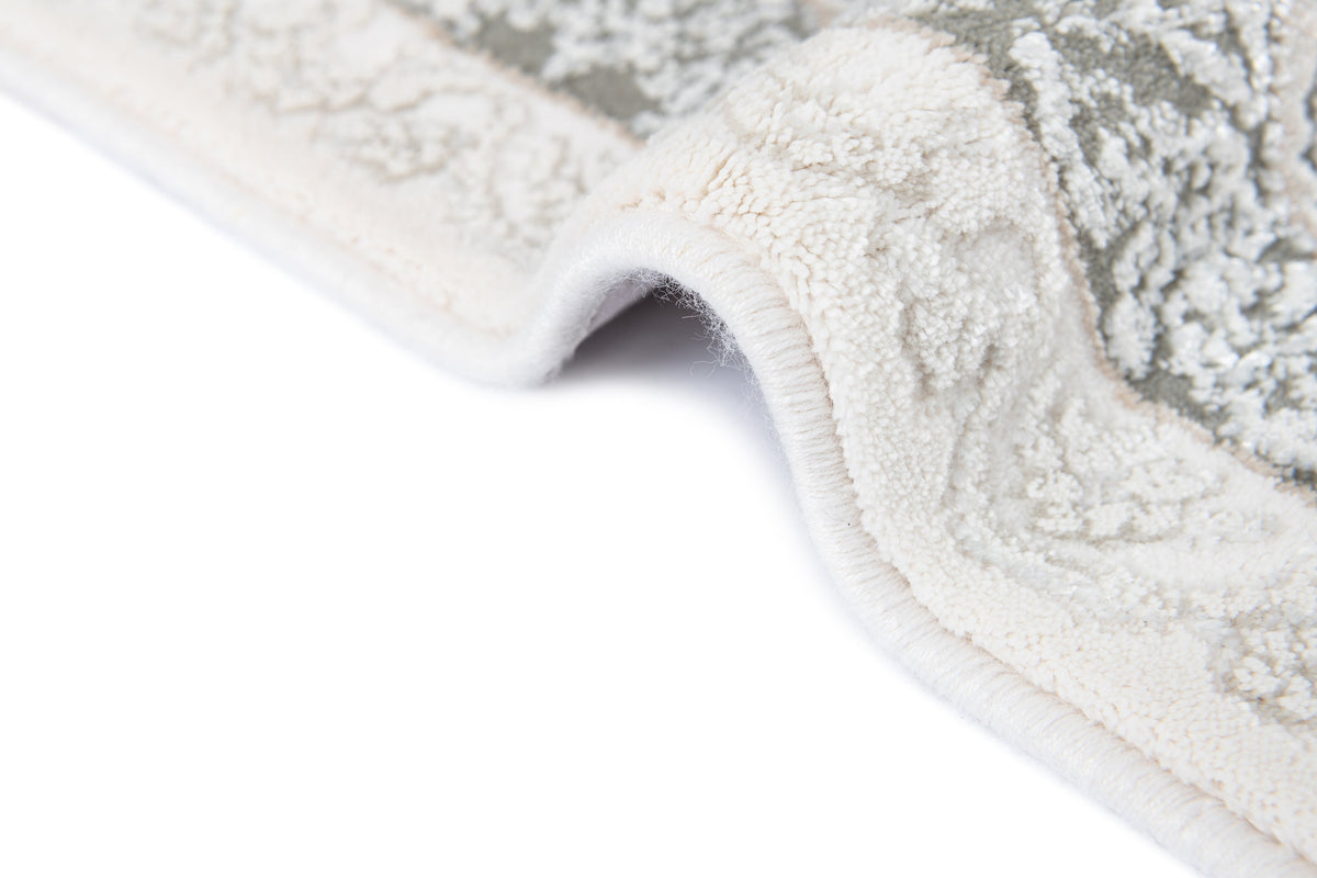 Rechteck Luxus Teppich Lausanne in Weiss von Hadorn™ - Lifestyle Image
