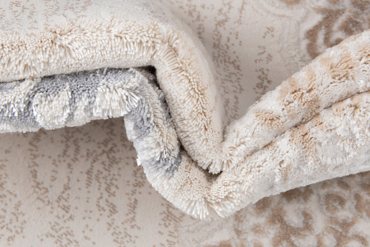 Rechteck Luxus Teppich Arosa in Grau von Hadorn™ - Lifestyle Image