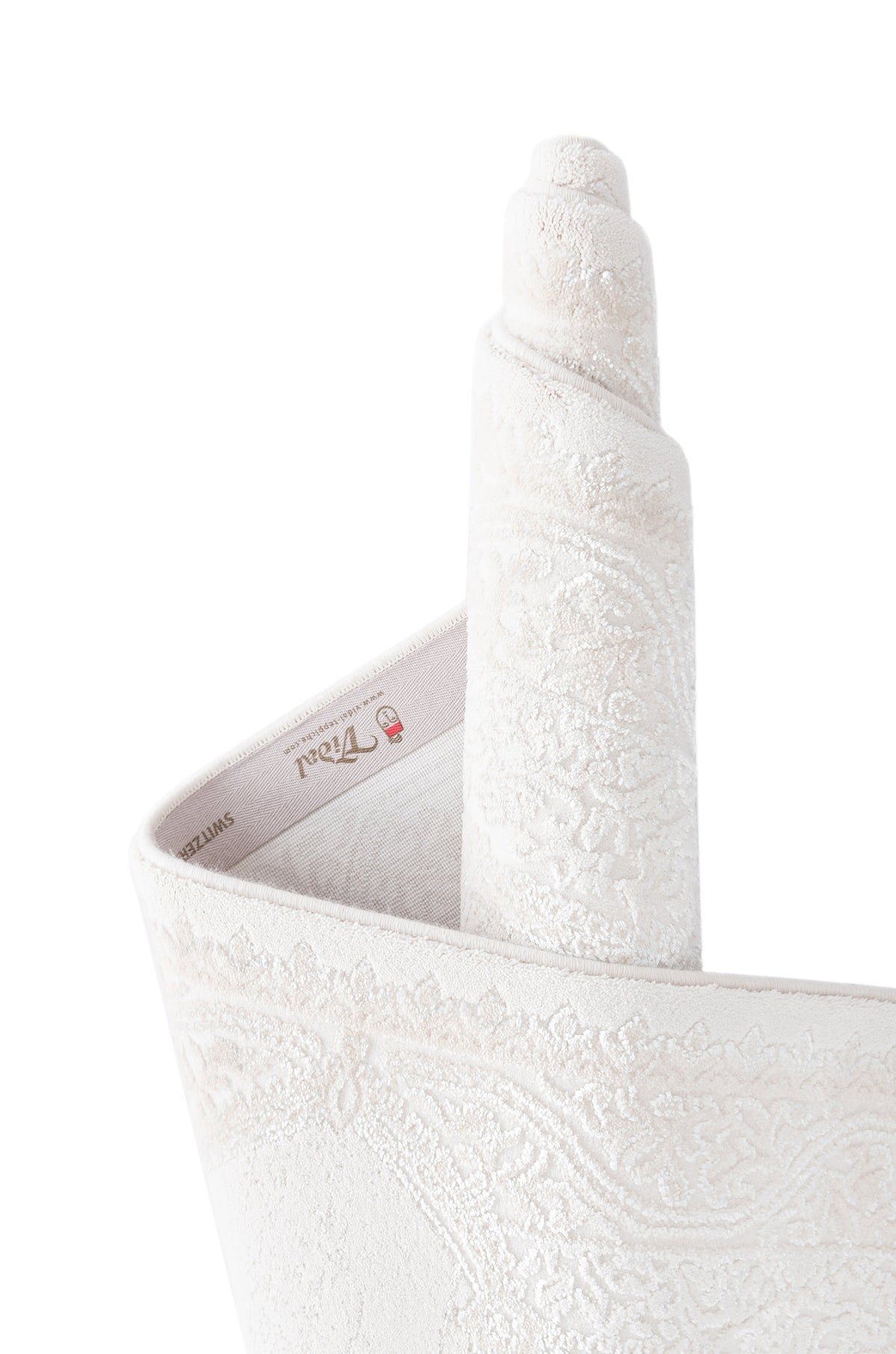 Läufer Luxus Teppich Lausanne in Weiss von Hadorn™ - Lifestyle Image