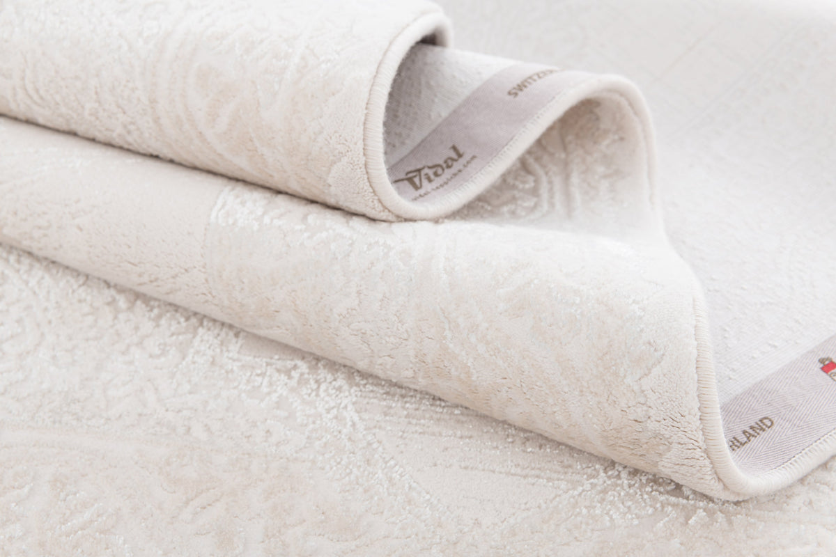 Läufer Luxus Teppich Lausanne in Weiss von Hadorn™ - Lifestyle Image