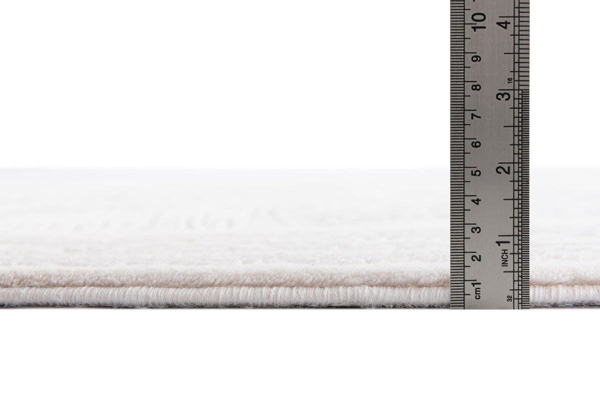 Rechteck Luxus Teppich Arosa in Weiss von Hadorn™ - Lifestyle Image