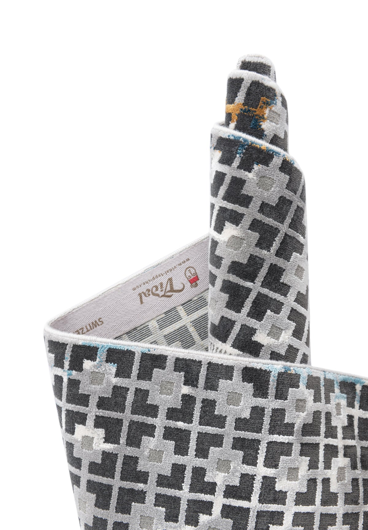 Läufer Luxus Teppich Zurich in Grau von Hadorn™ - Lifestyle Image