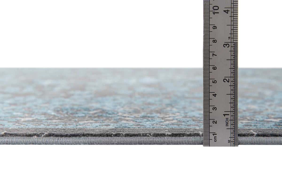 Rechteck Luxus Teppich Zurich in Grau von Hadorn™ - Lifestyle Image