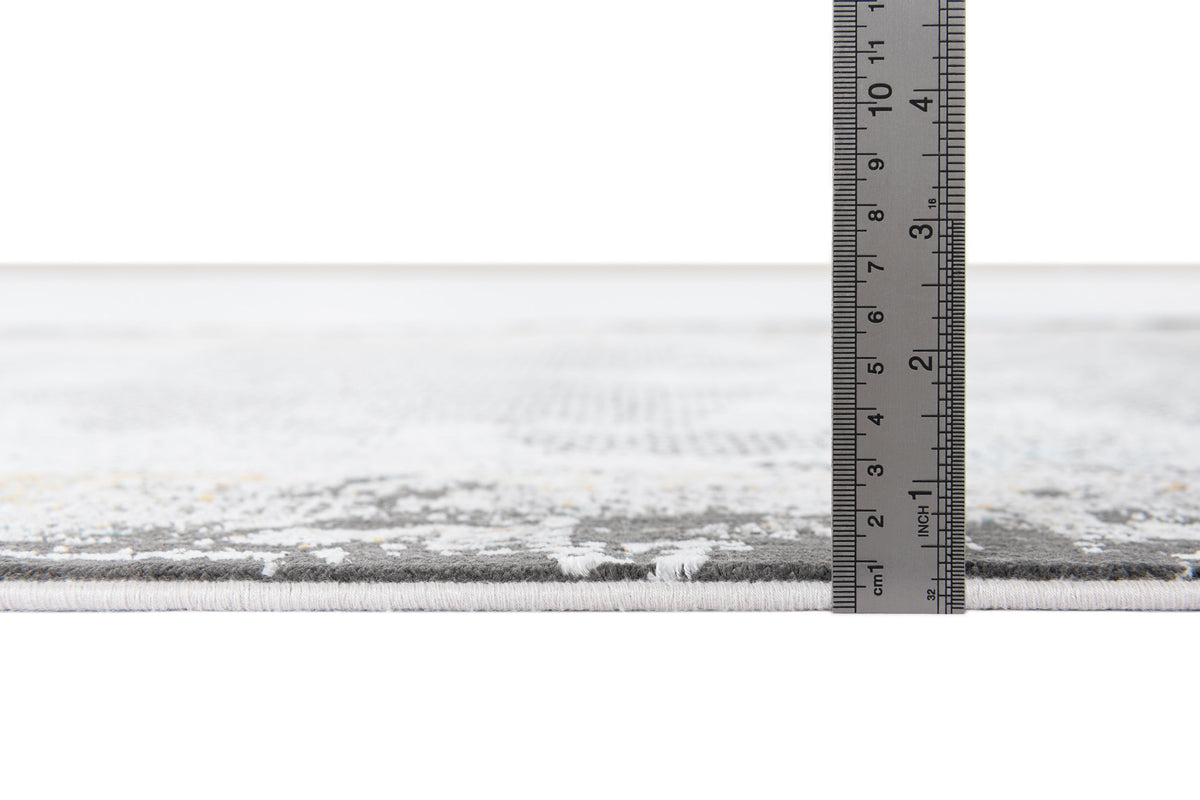 Rechteck Luxus Teppich Zurich in Grau von Hadorn™ - Lifestyle Image