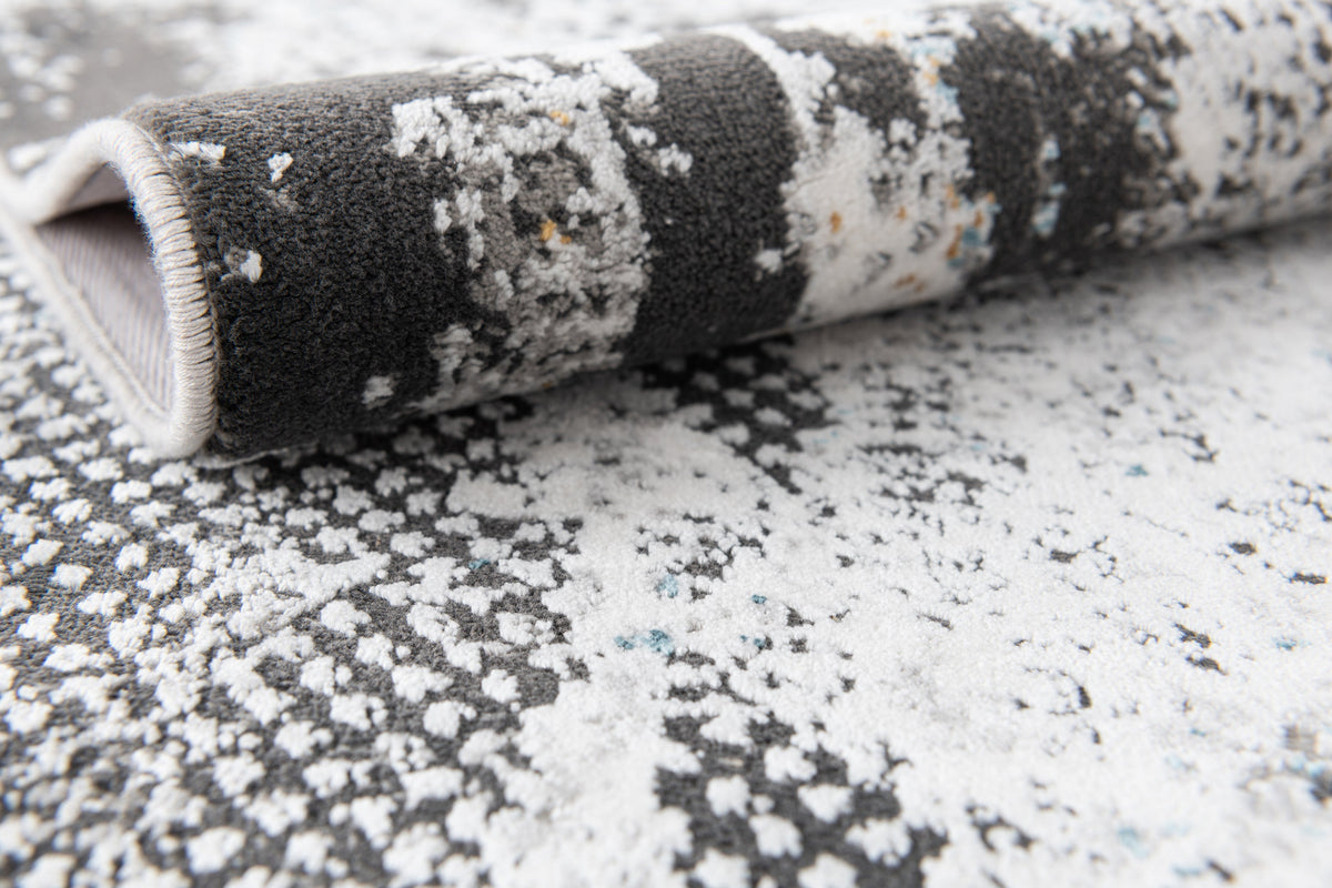 Rechteck Luxus Teppich Zurich in Grau von Hadorn™ - Lifestyle Image