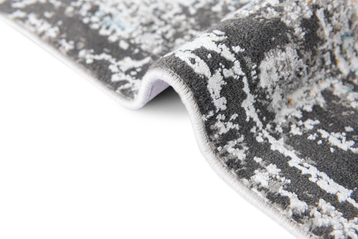 Rechteck Luxus Teppich Zurich in Grau von Hadorn™ - Lifestyle Image