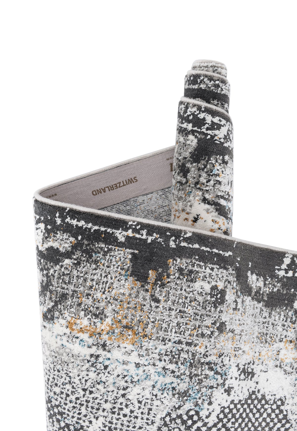 Rechteck Luxus Teppich Zurich in Grau von Hadorn™ - Lifestyle Image