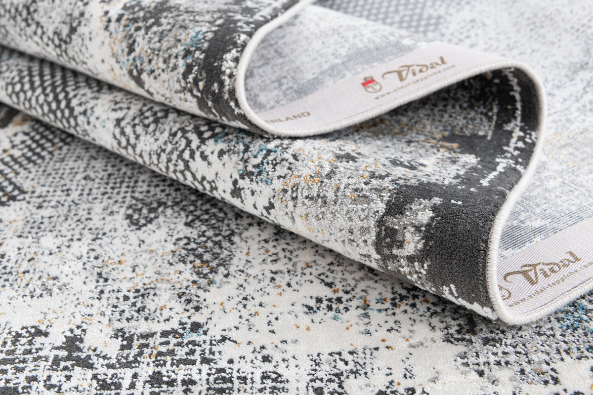 Rechteck Luxus Teppich Zurich in Grau von Hadorn™ - Lifestyle Image