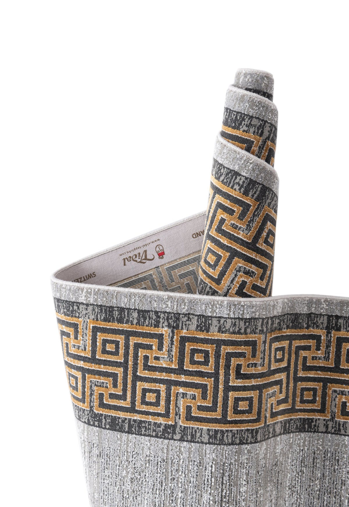 Rechteck Luxus Teppich Zurich in Grau von Hadorn™ - Lifestyle Image