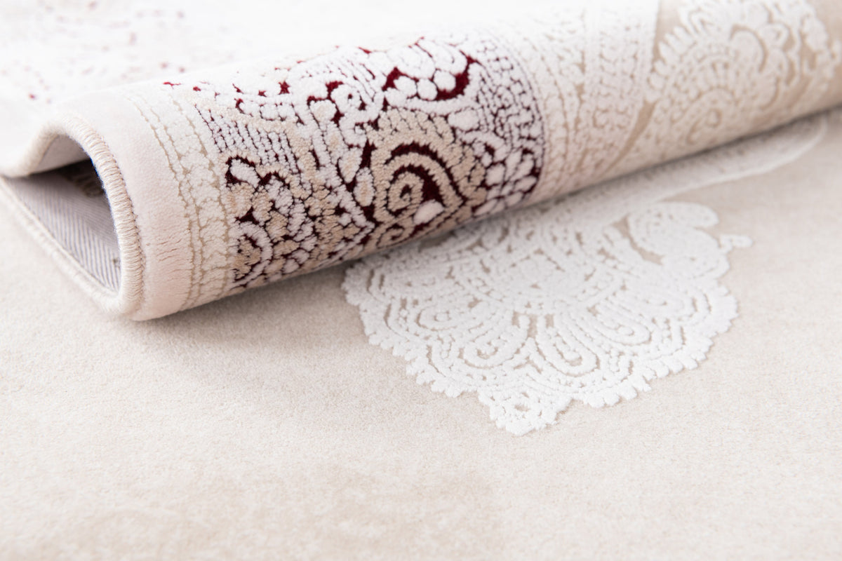 Läufer Luxus Teppich Sion in Creme von Hadorn™ - Lifestyle Image