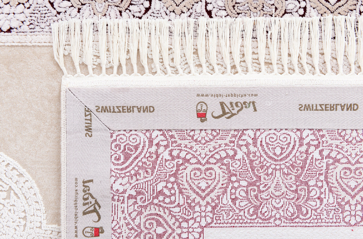 Rechteck Luxus Teppich Sion in Creme von Hadorn™ - Lifestyle Image