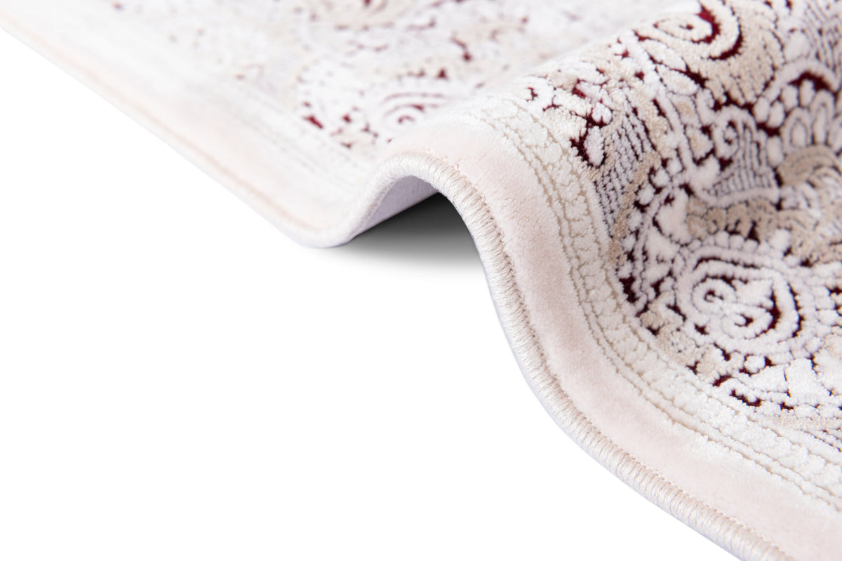 Rechteck Luxus Teppich Sion in Creme von Hadorn™ - Lifestyle Image