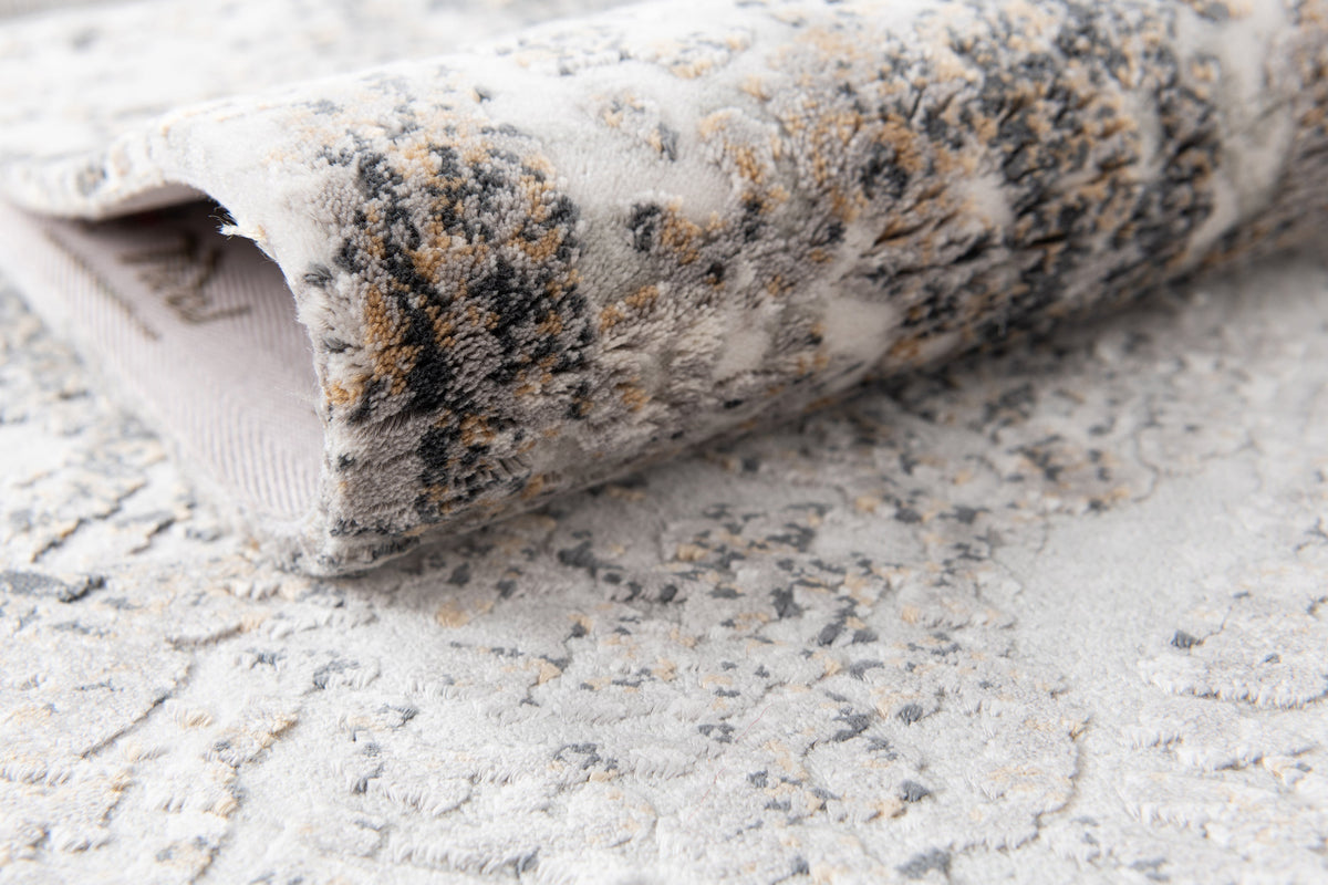 Läufer Luxus Teppich Flims in Grau von Hadorn™ - Lifestyle Image