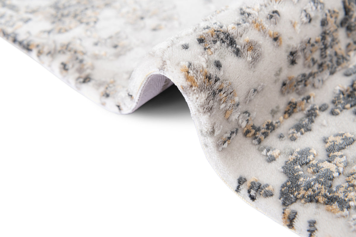 Rechteck Luxus Teppich Flims in Grau von Hadorn™ - Lifestyle Image
