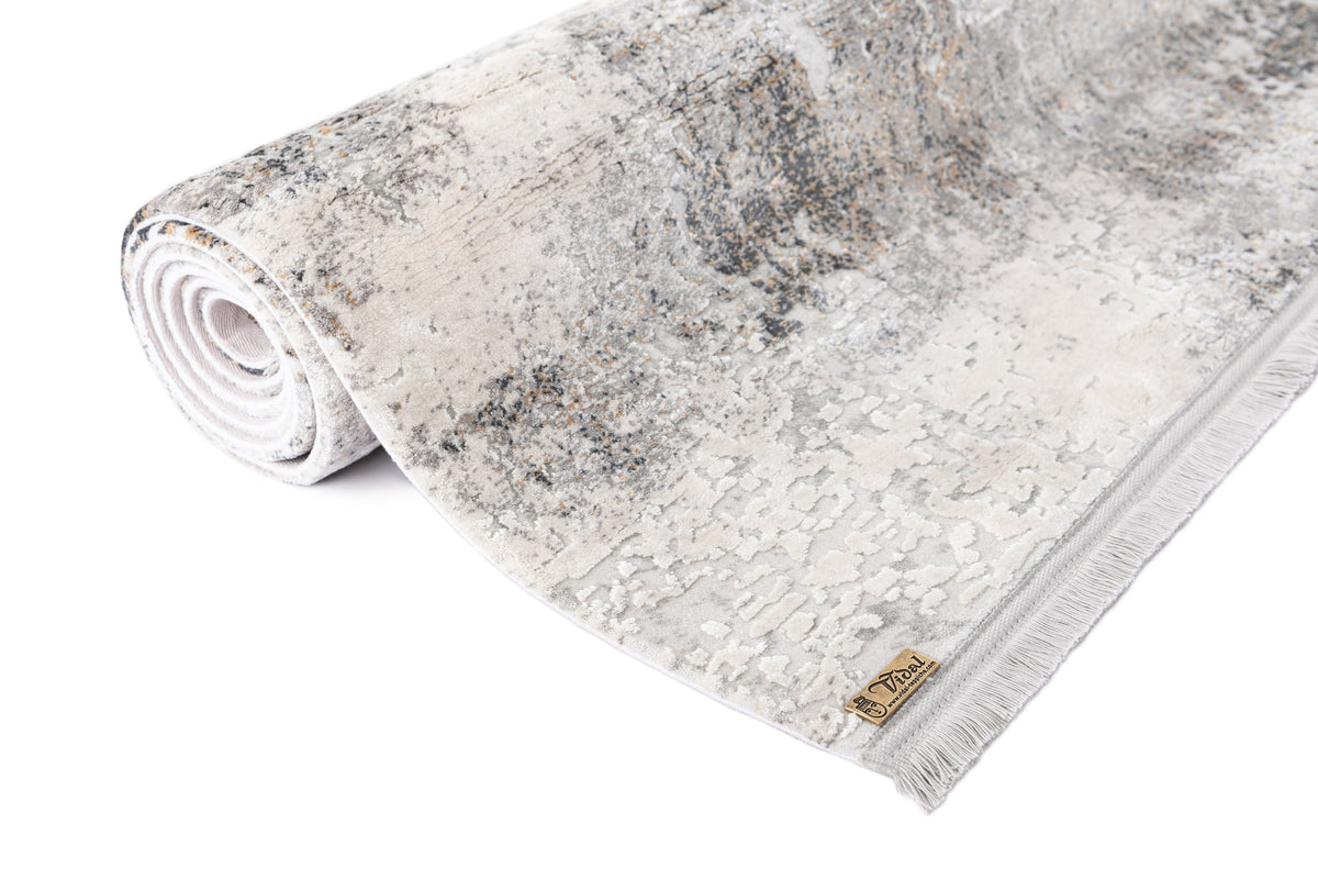 Rechteck Luxus Teppich Flims in Grau von Hadorn™ - Lifestyle Image