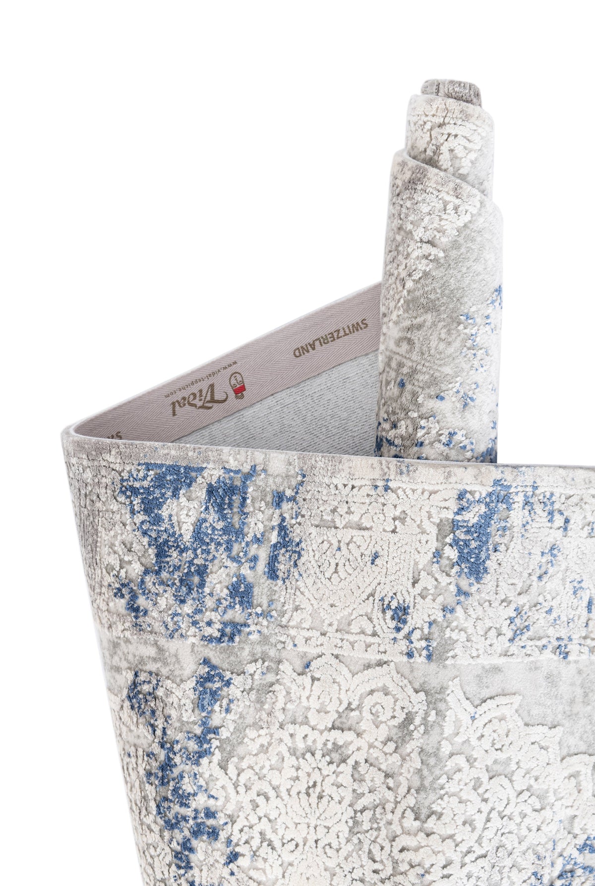 Läufer Luxus Teppich Flims in Grau von Hadorn™ - Lifestyle Image