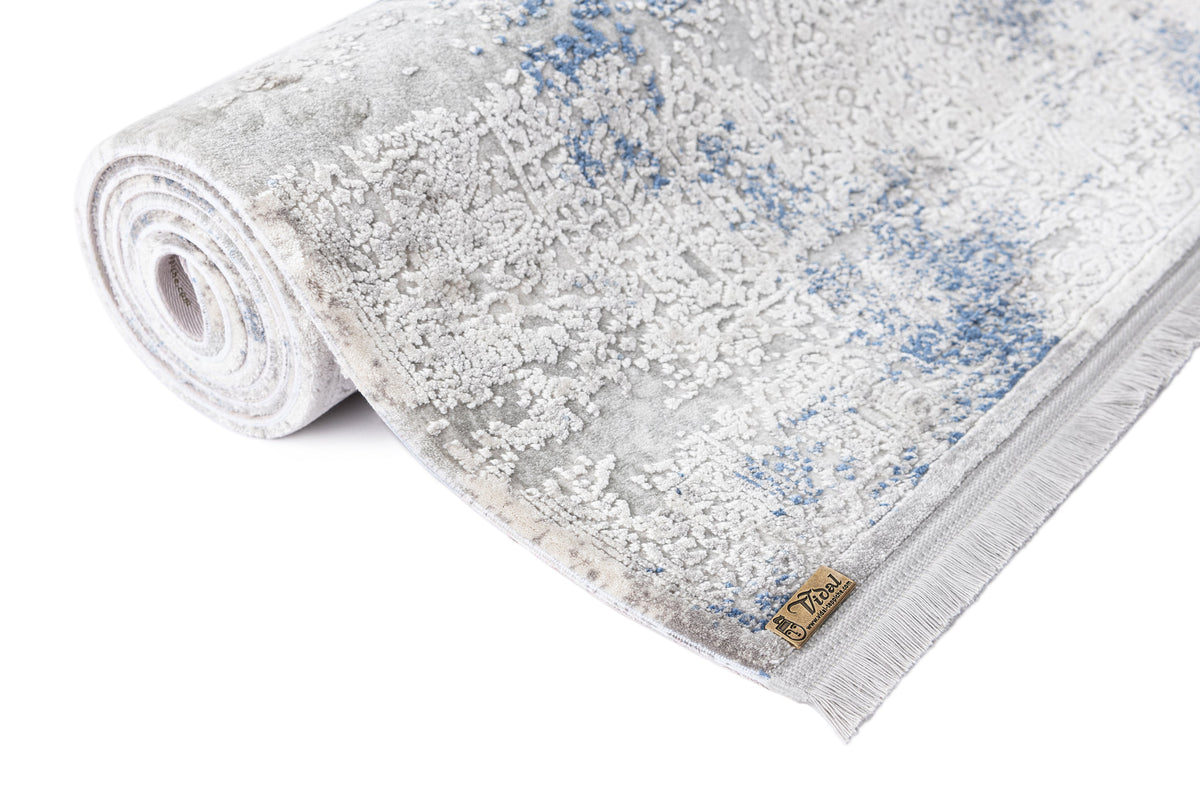 Läufer Luxus Teppich Flims in Grau von Hadorn™ - Lifestyle Image