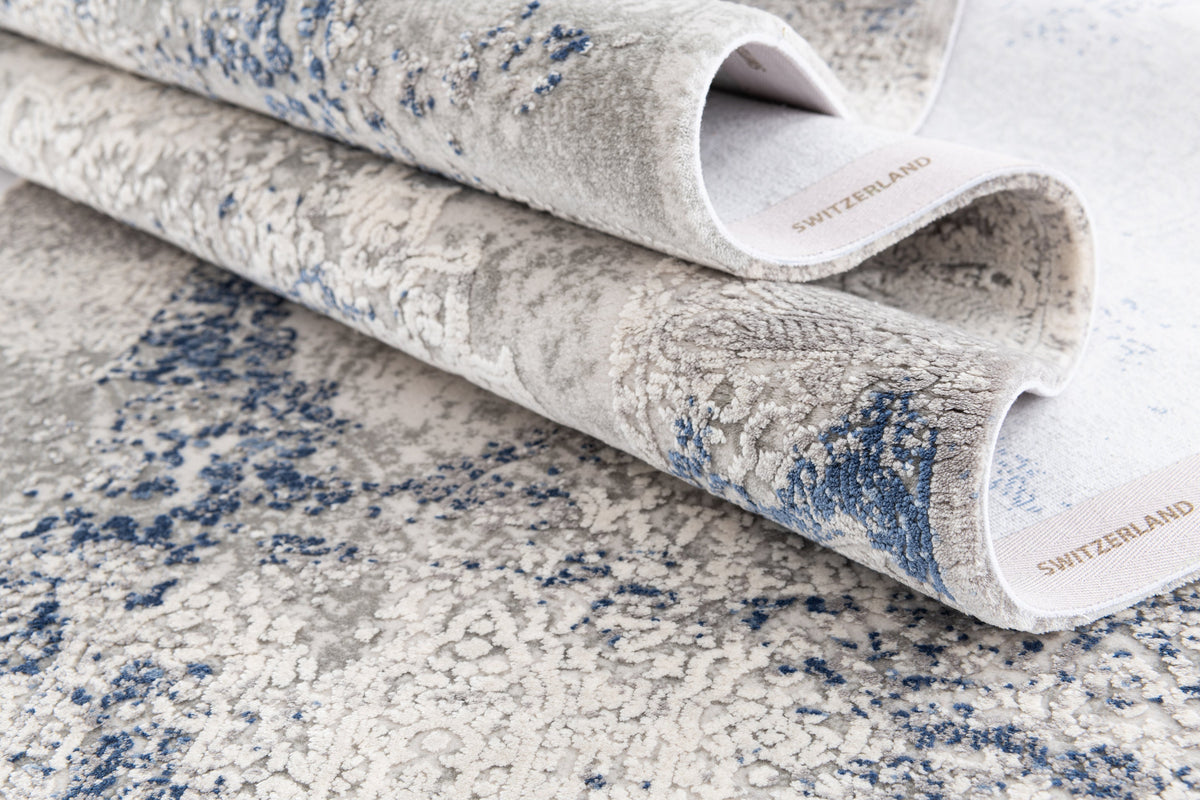 Läufer Luxus Teppich Flims in Grau von Hadorn™ - Lifestyle Image