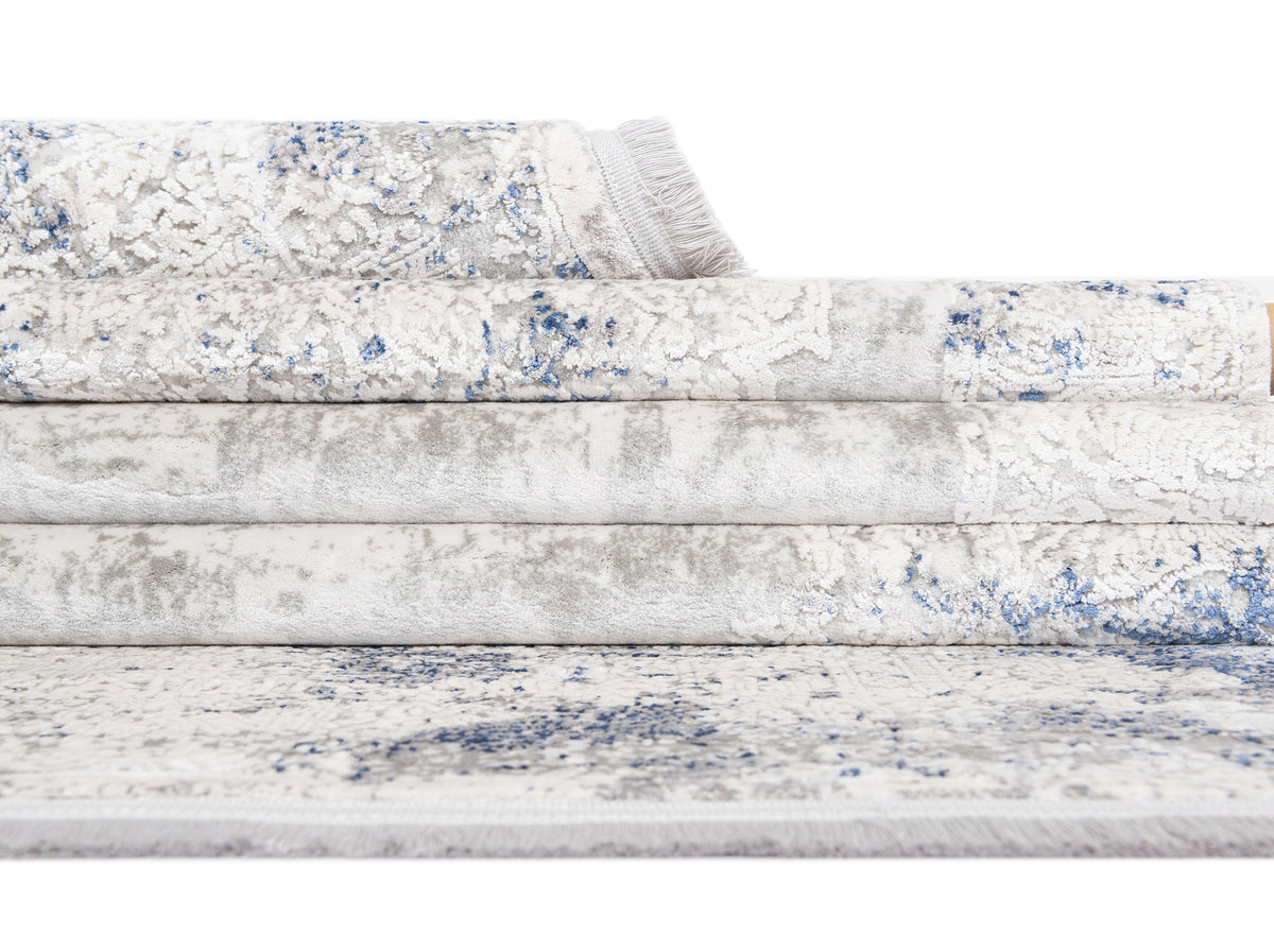 Läufer Luxus Teppich Flims in Grau von Hadorn™ - Lifestyle Image