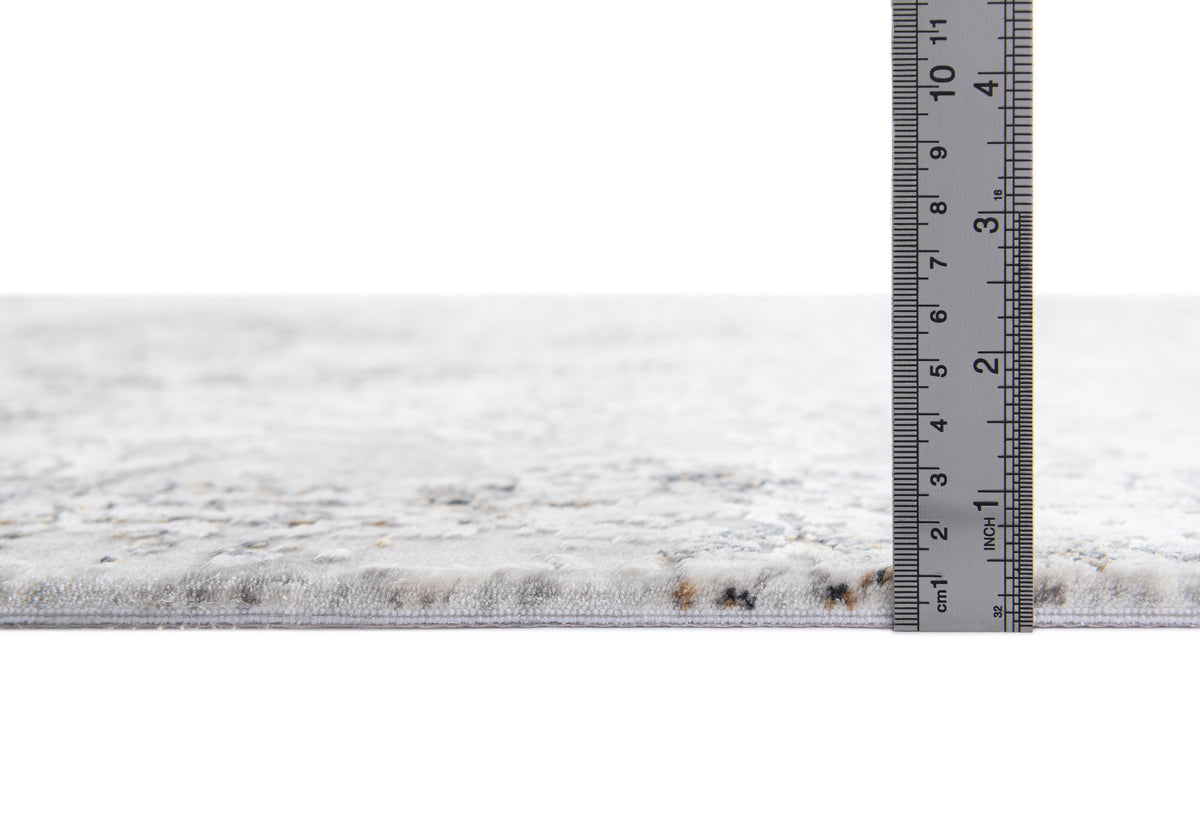 Rechteck Luxus Teppich Flims in Grau von Hadorn™ - Lifestyle Image