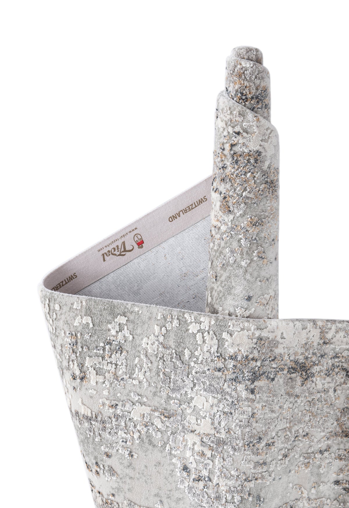 Läufer Luxus Teppich Flims in Grau von Hadorn™ - Lifestyle Image