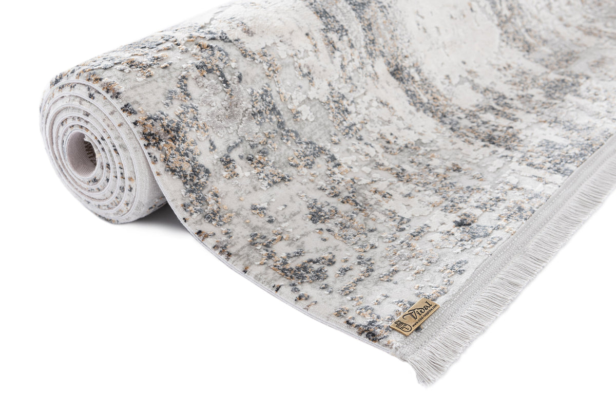 Läufer Luxus Teppich Flims in Grau von Hadorn™ - Lifestyle Image