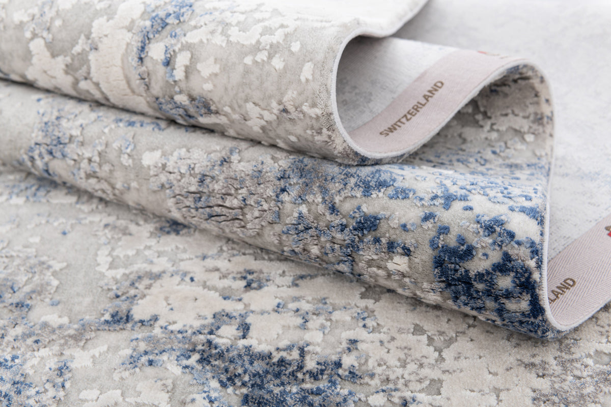 Läufer Luxus Teppich Flims in Grau von Hadorn™ - Lifestyle Image