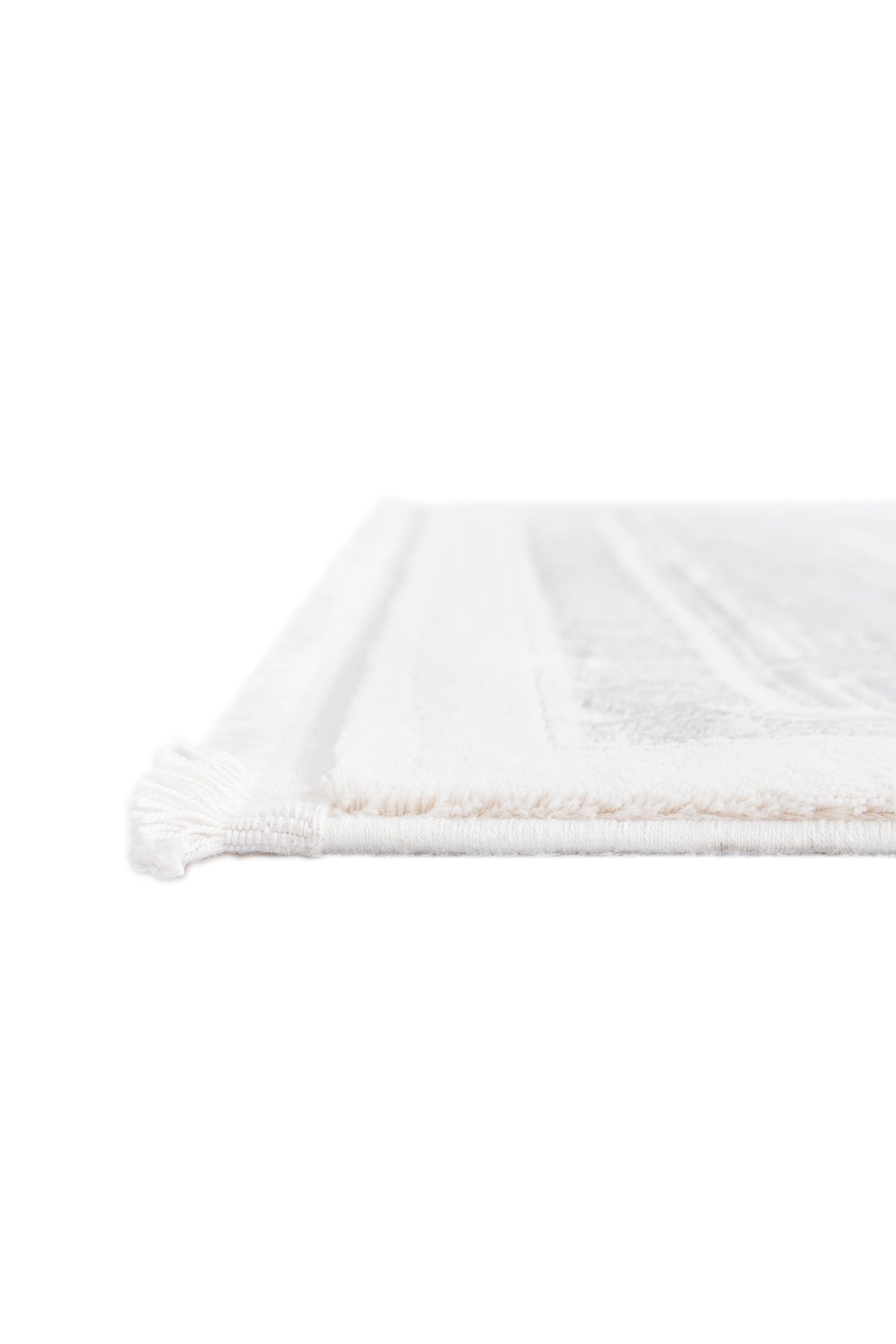 Rechteck Luxus Teppich Lausanne in Weiss von Hadorn™ - Lifestyle Image