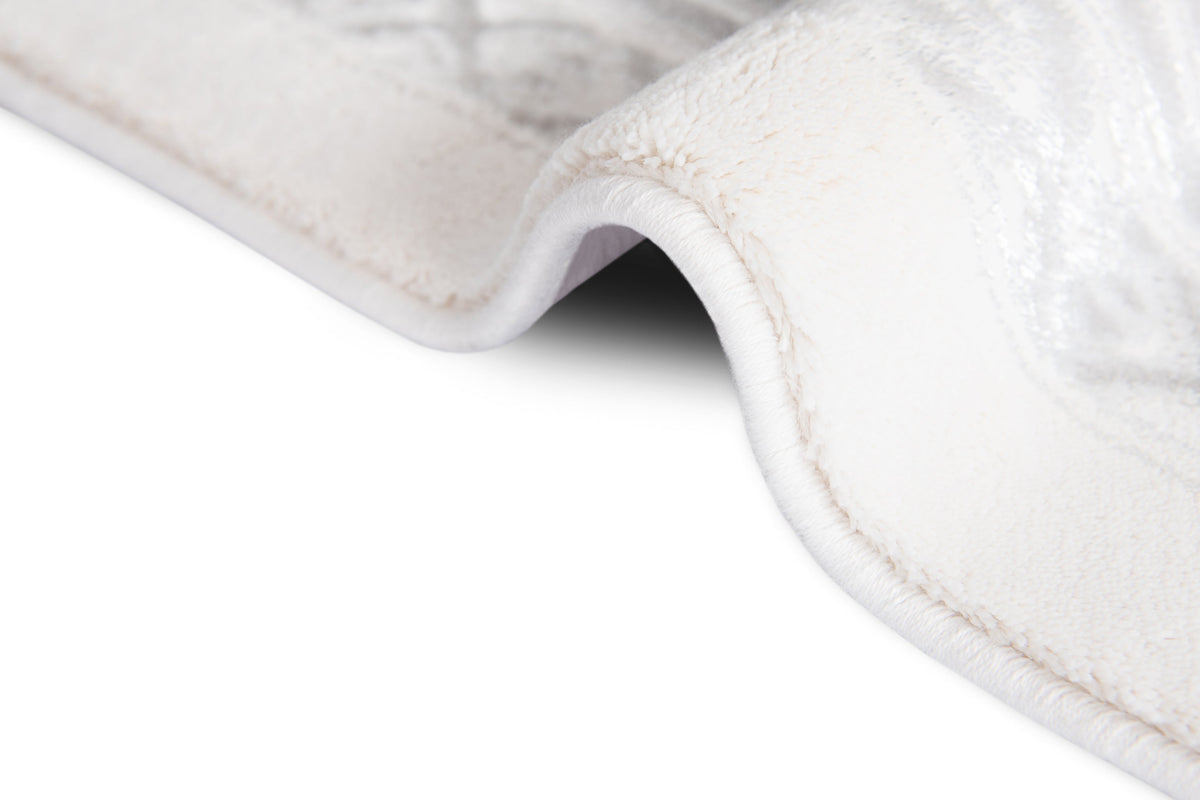 Rechteck Luxus Teppich Lausanne in Weiss von Hadorn™ - Lifestyle Image